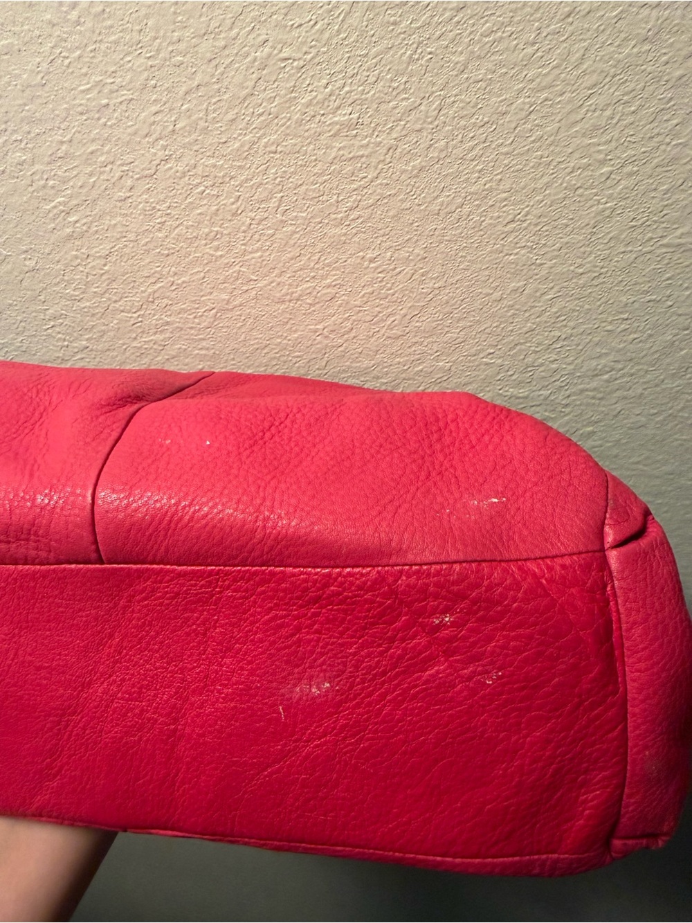 Coach Fuchsia Pink Leather Shoulder Bag - Picture 10 of 13